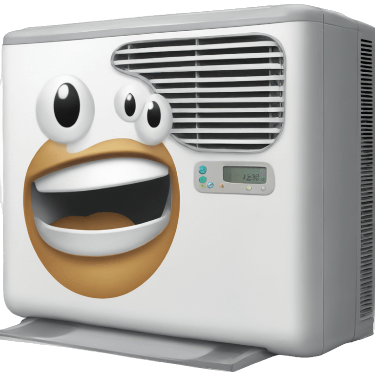 Air conditioner Blowing fresh air  emoji