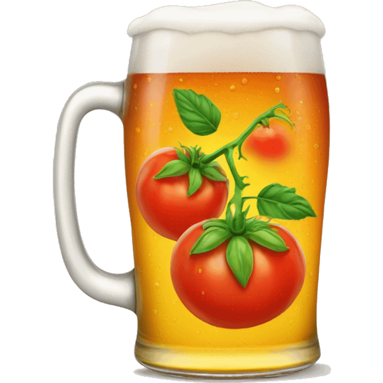 Tomato gose beer emoji