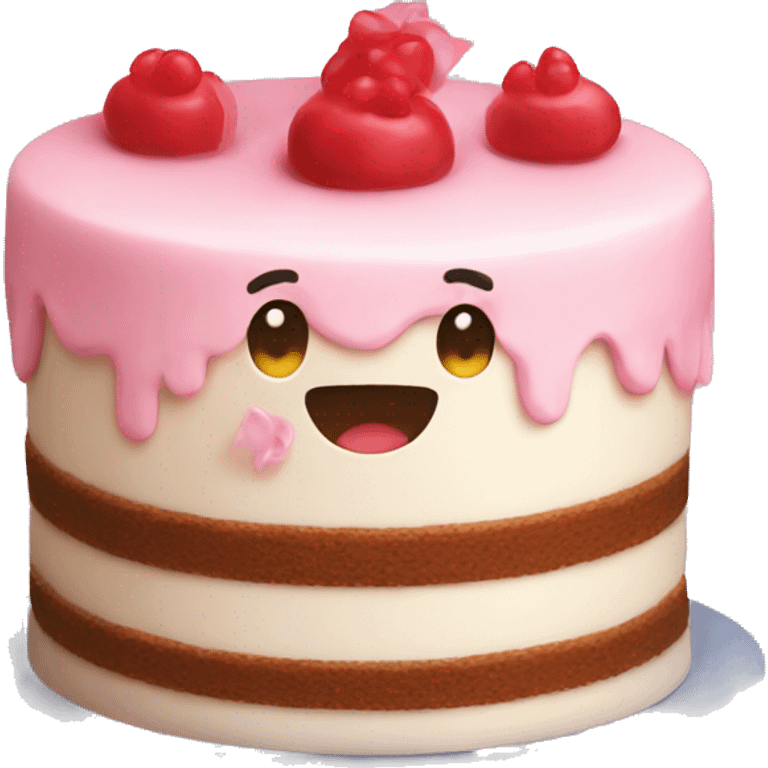 cute cake emoji