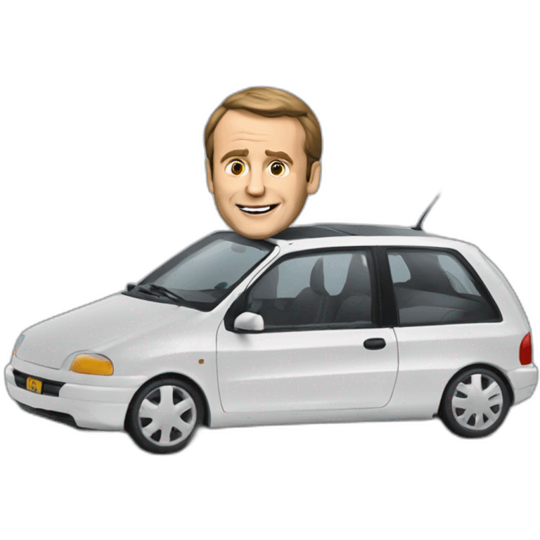 Macron-voiture emoji