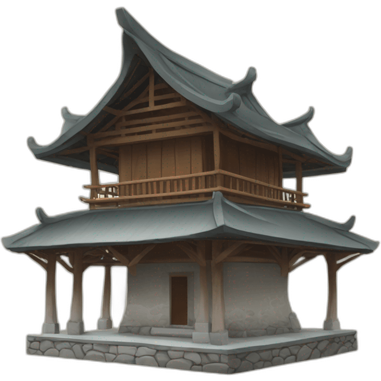 batak toba architecture emoji