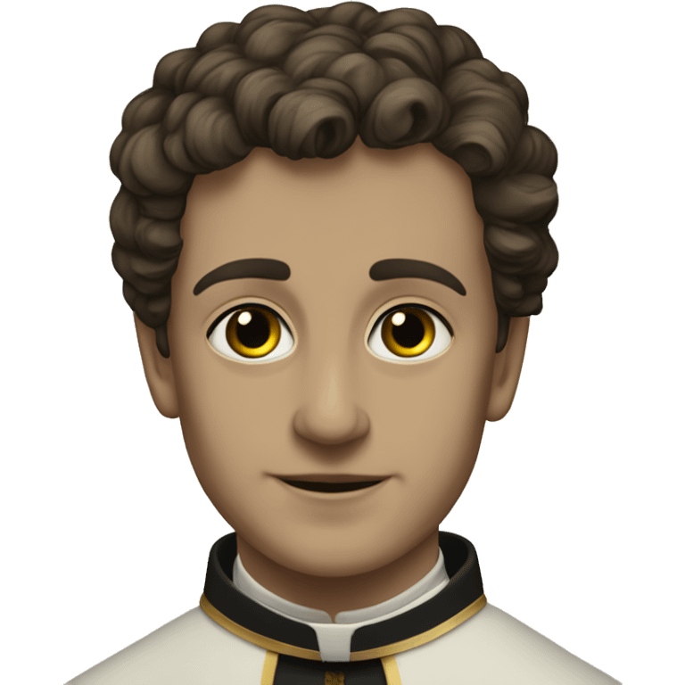 19th century young priest italian emoji