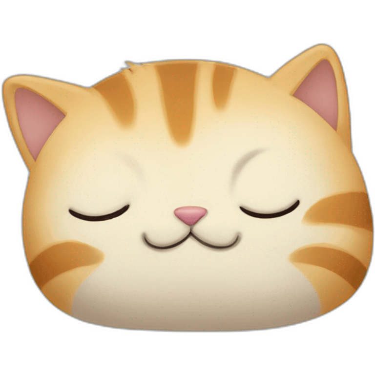 Sleepy cat emoji