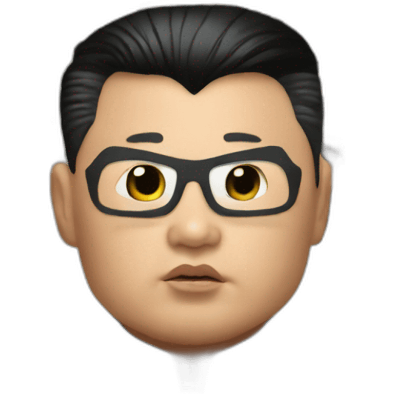 kim jong un dressed batman emoji