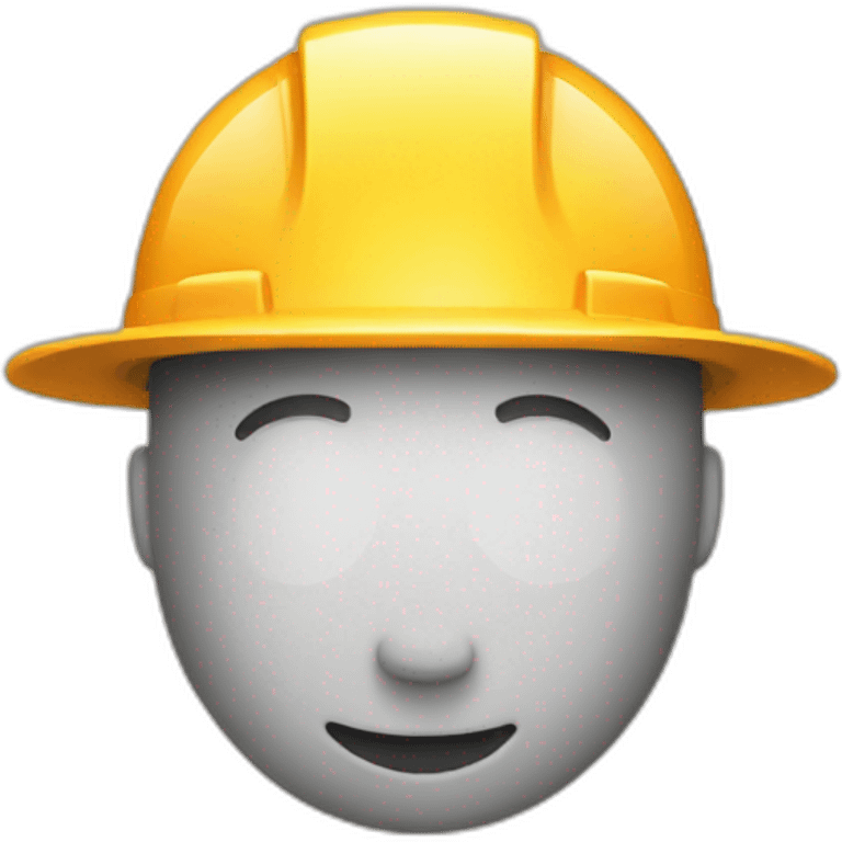 Construction hat emoji