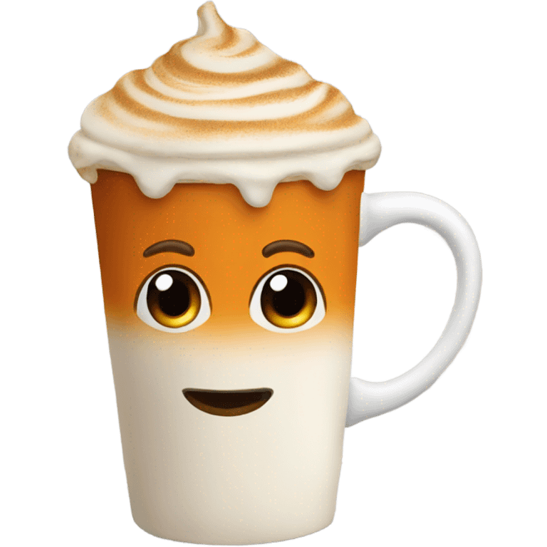 pumpkin latte emoji