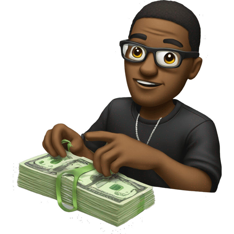 Beatmaker with money emoji