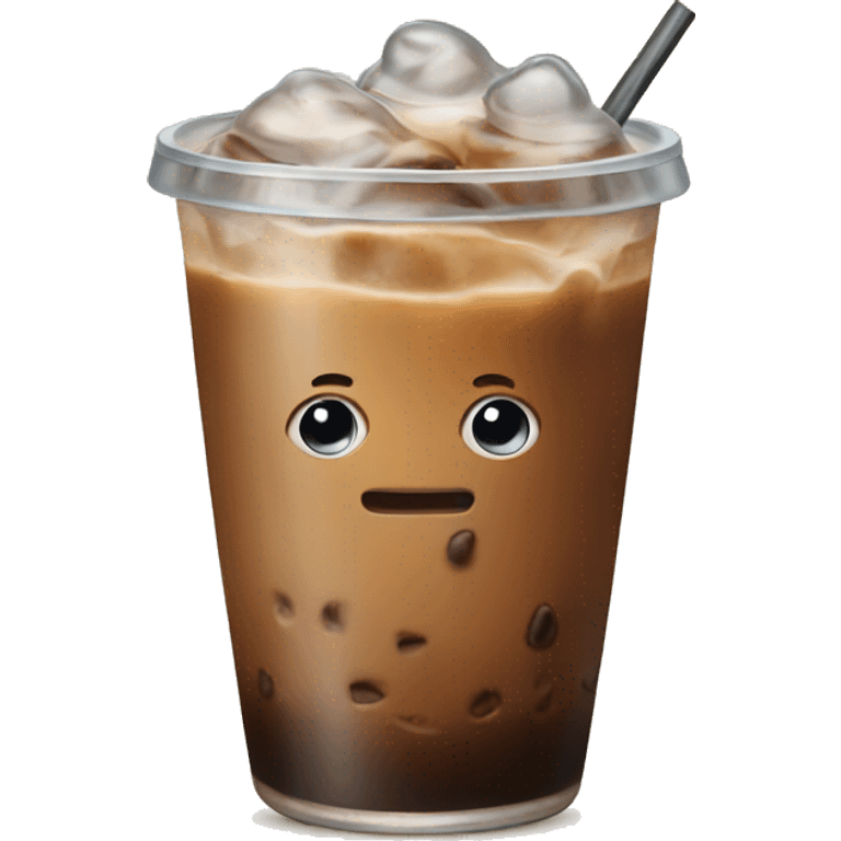 Iced coffee emoji