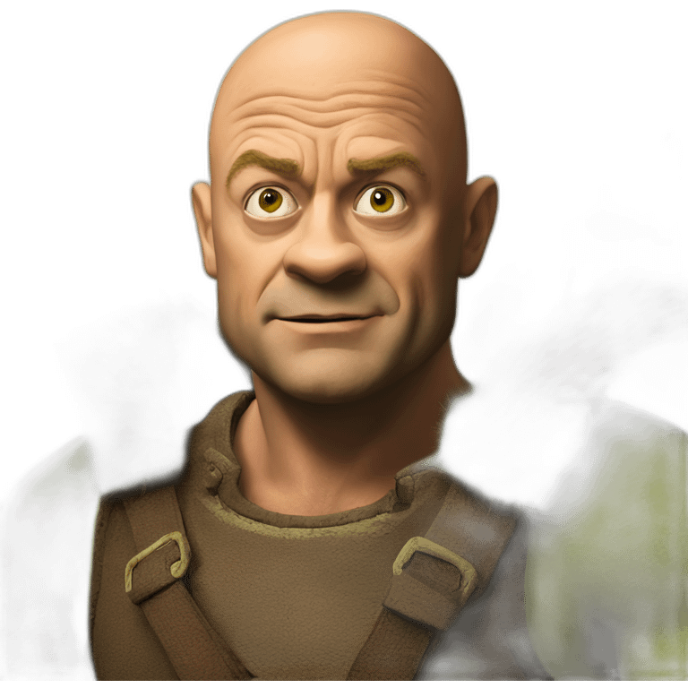 Ross kemp Shrek emoji