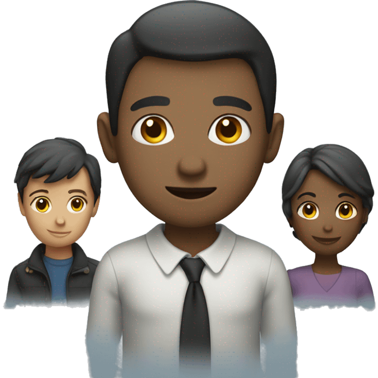 3 people standing  emoji