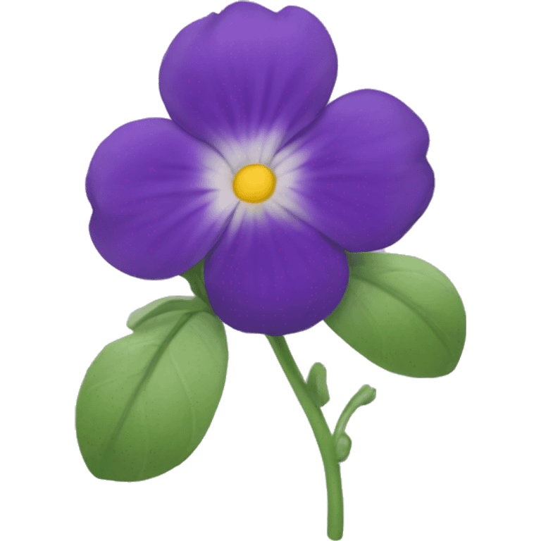 violet flower emoji