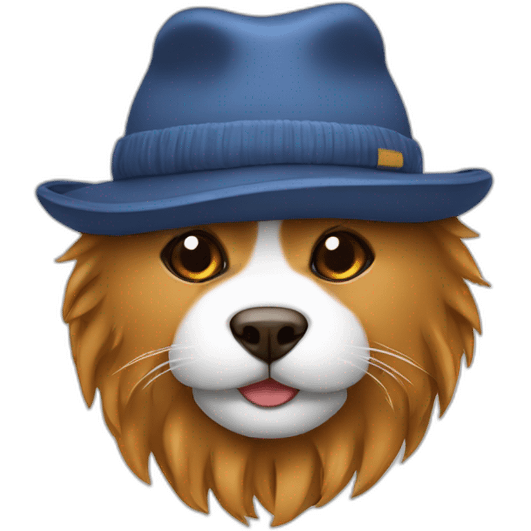 Animales con gorro emoji