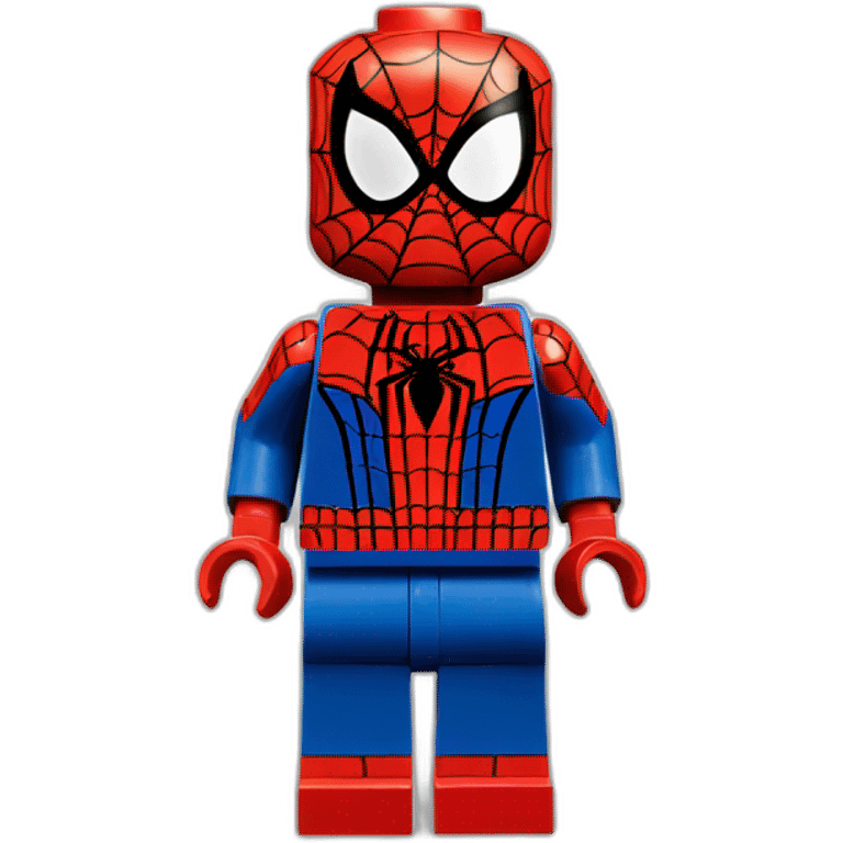 Spider man play lego emoji