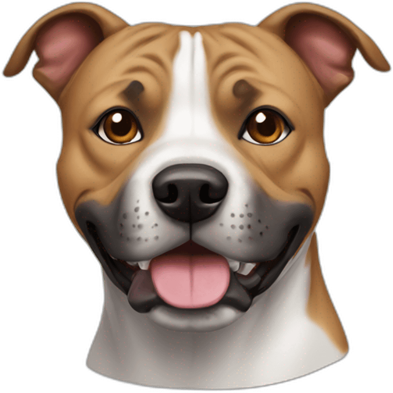 Staffy dog emoji