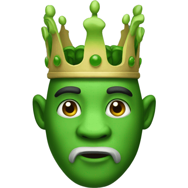 green pandra king  emoji