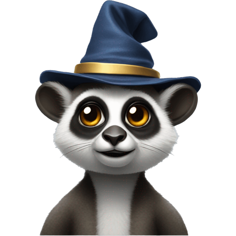 programming Lemur wearing a wizards hat emoji