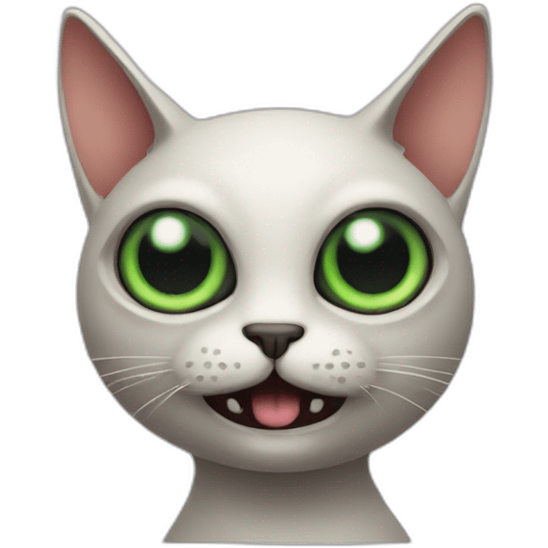 three eyed cat alien emoji