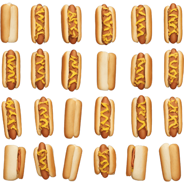 Corgi hot dog emoji