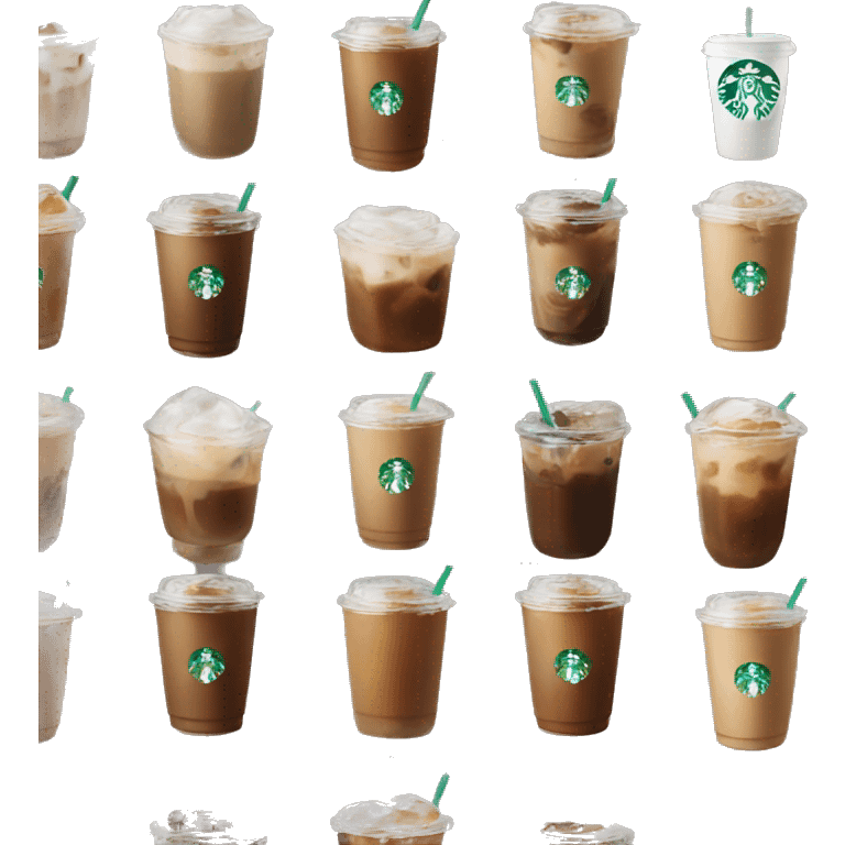 Starbucks iced coffee emoji