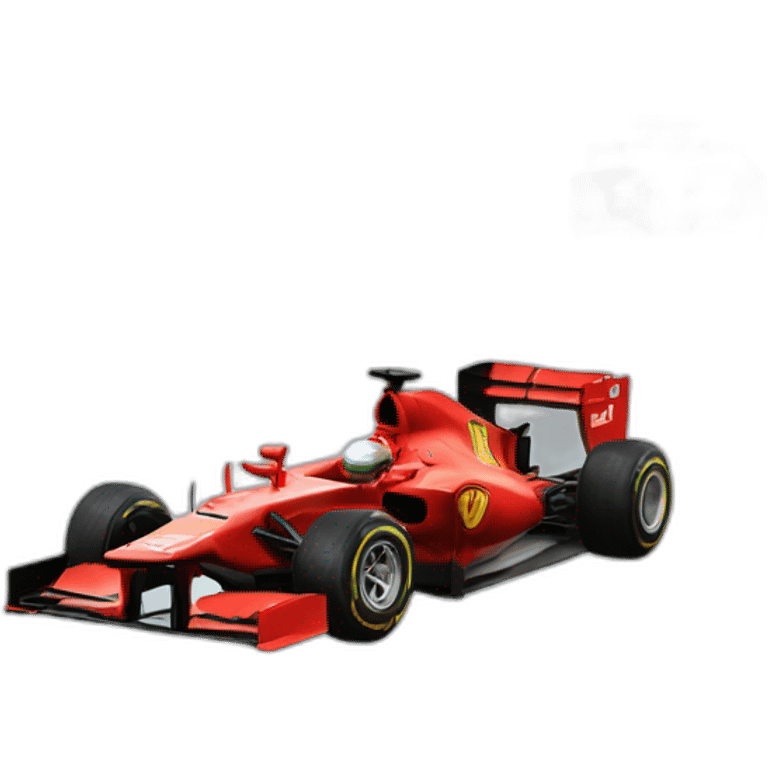 formula one car ferrari emoji