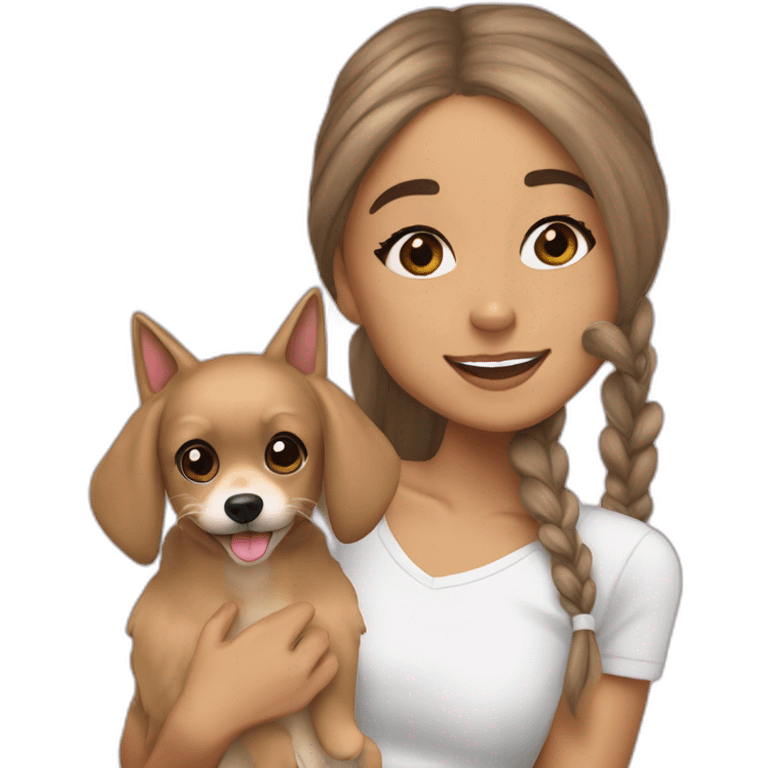 Ariana grande avec chien emoji