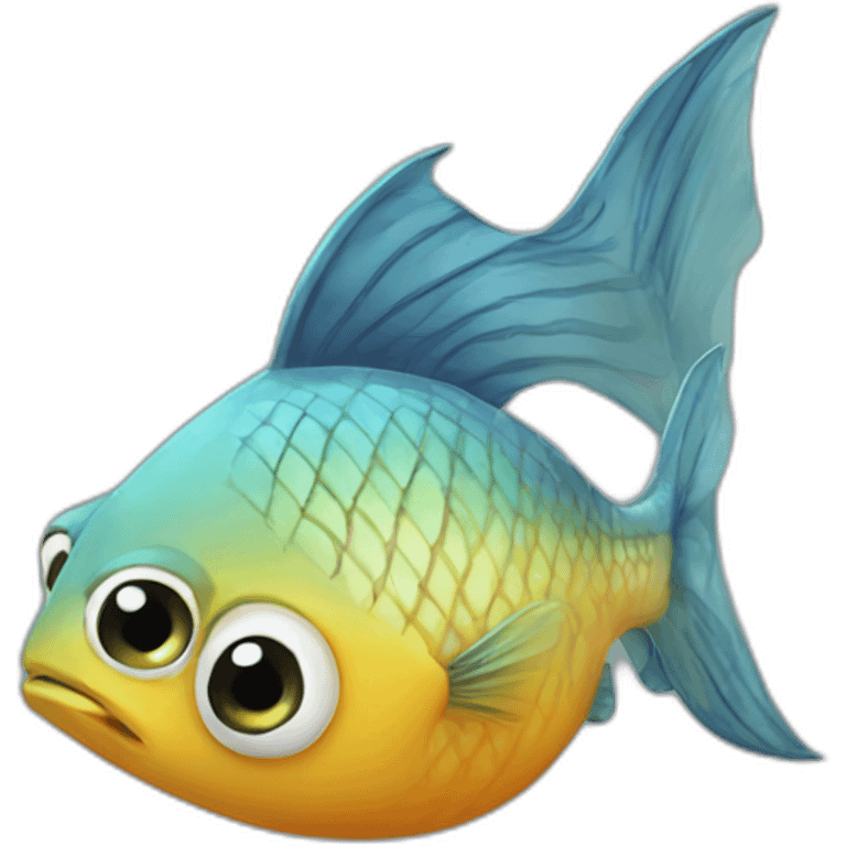 Poisson triste emoji