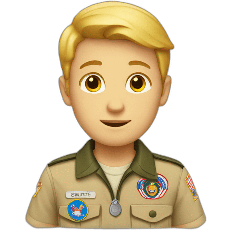 white boy scout emoji