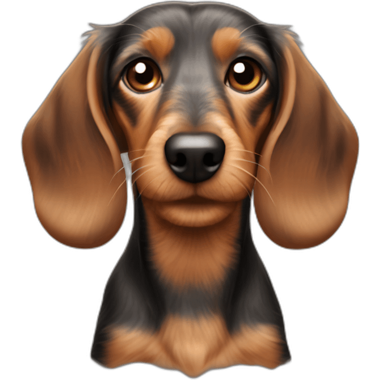 Wirehair dachshund emoji