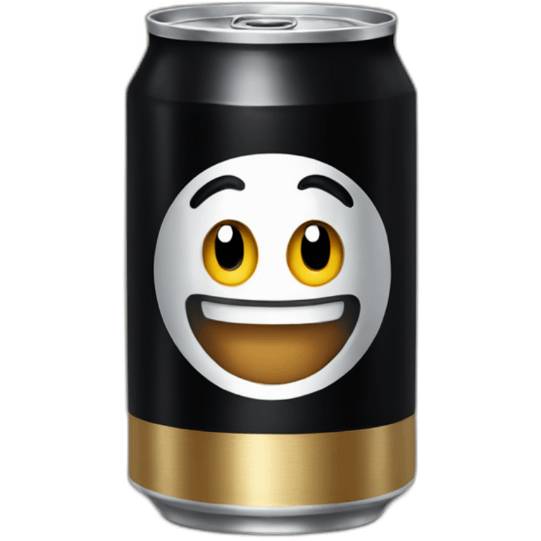 Guinness beer can emoji