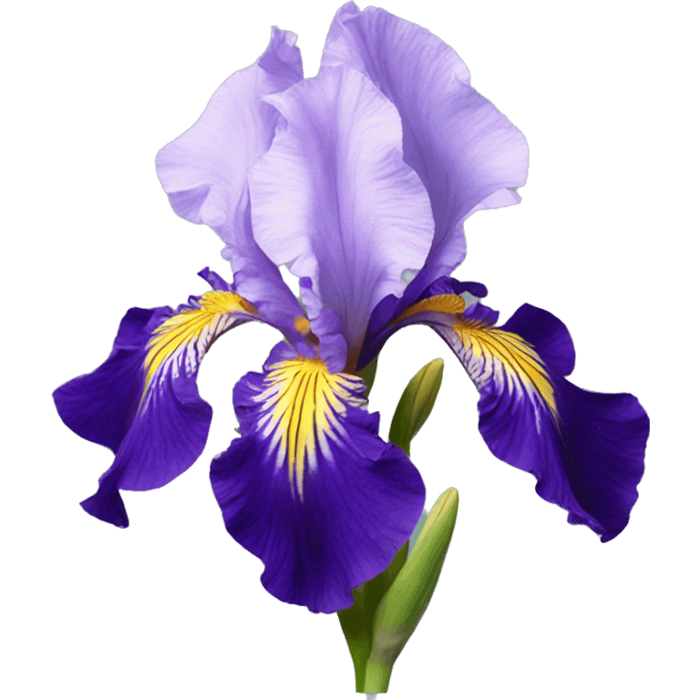 iris flower emoji