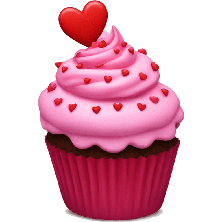 valentine’s day cupcake emoji