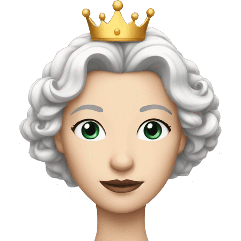 Queen white skin  emoji