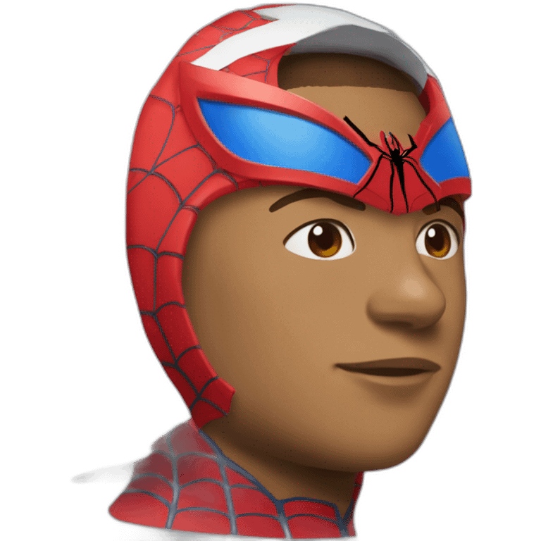 Mbappe sauve spiderman emoji