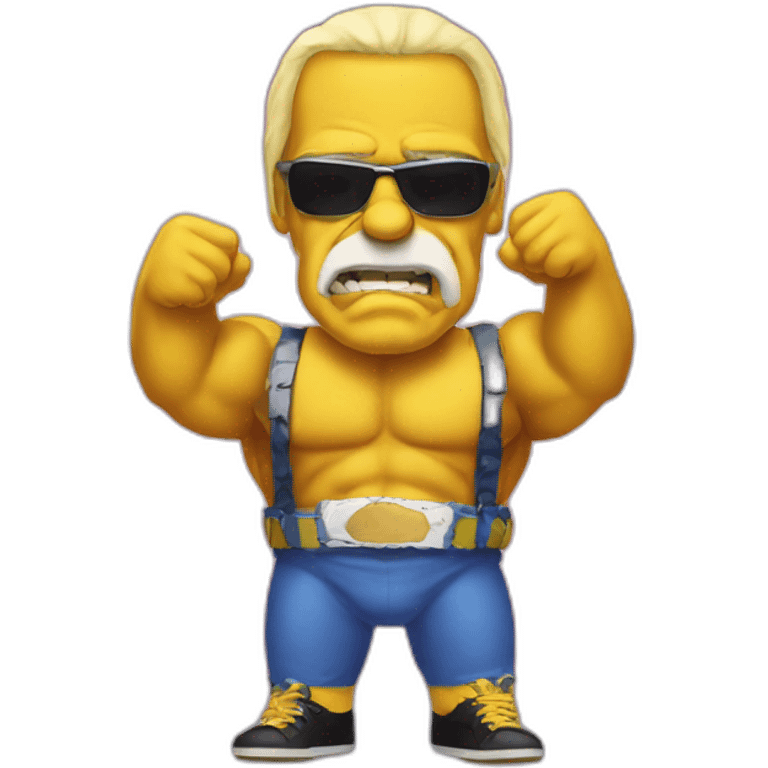 simpsons hulk hogan emoji