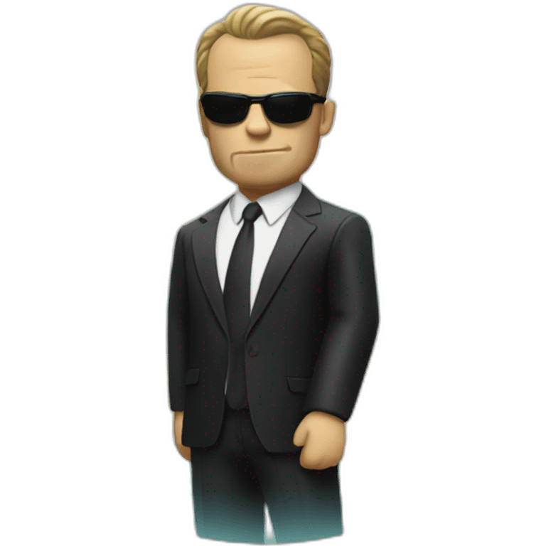 agent Smith at the beach emoji