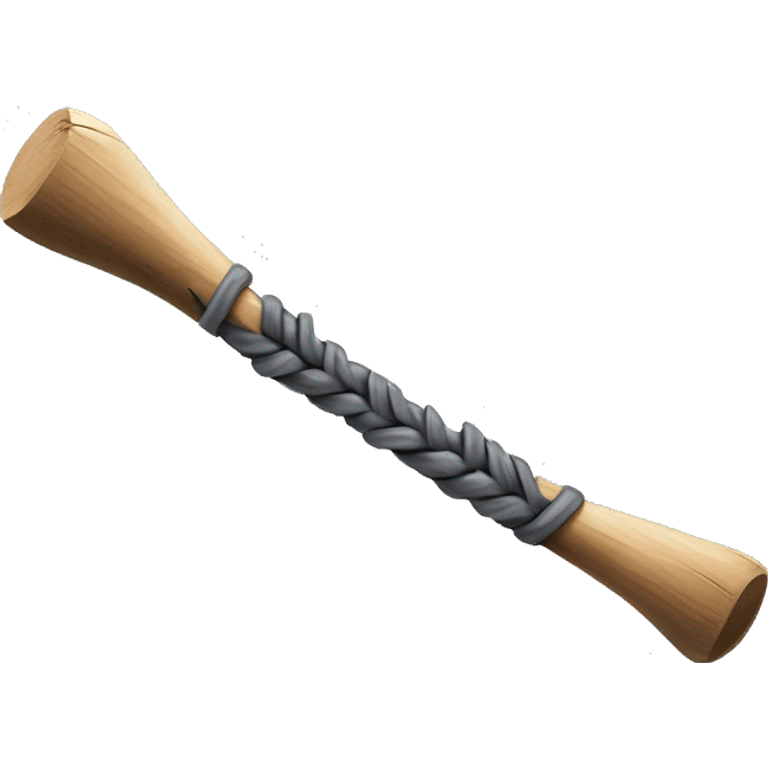 barbed wire wrapped around baseball bat fully emoji