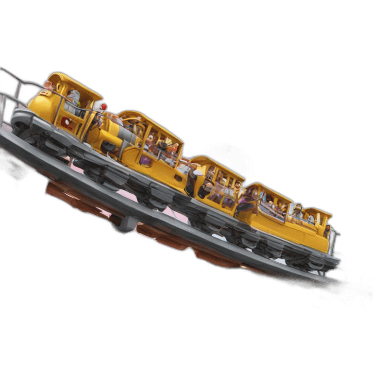 rollercoaster train emoji