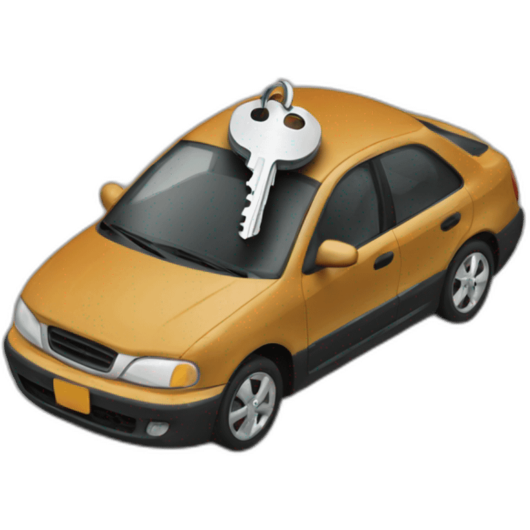 keys for car emoji