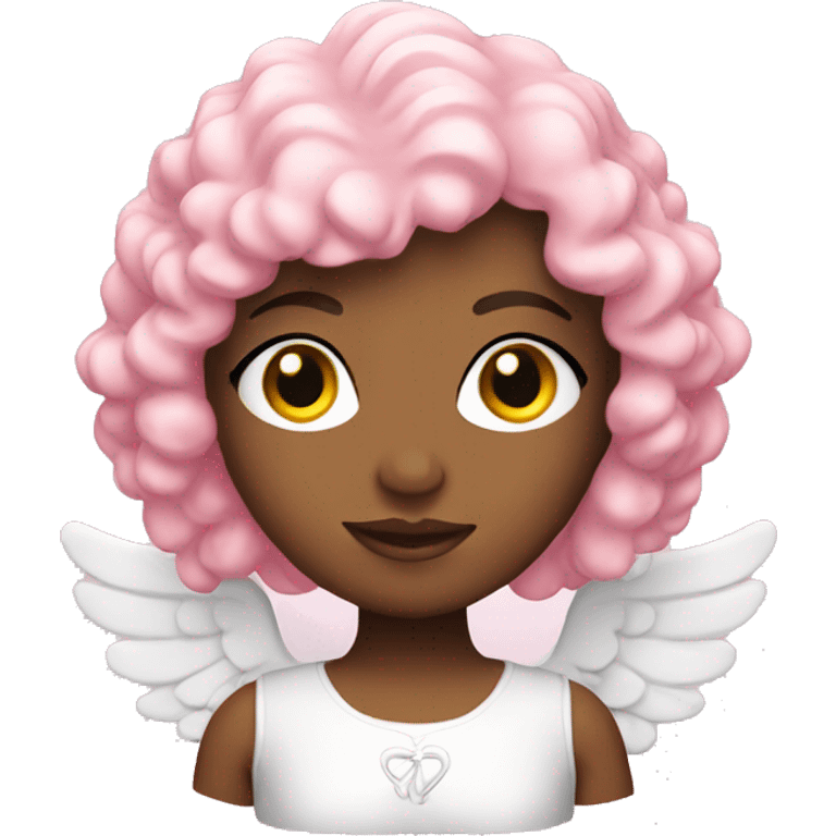 Pink angel doll emoji