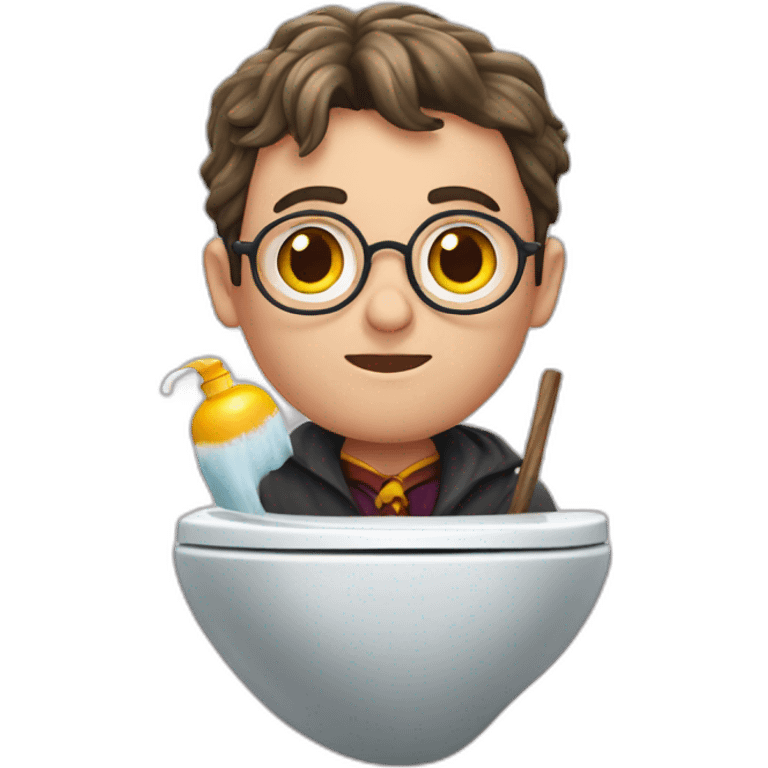 Harry Potter sur les toilette emoji