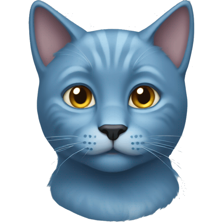 russia blue cat emoji