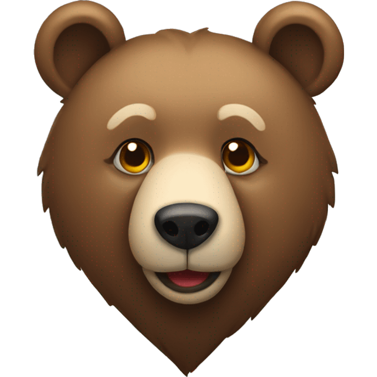 Bear with heart emoji