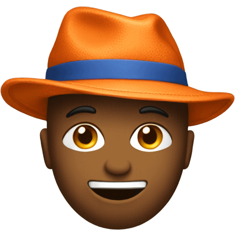 Basketball with a hat emoji