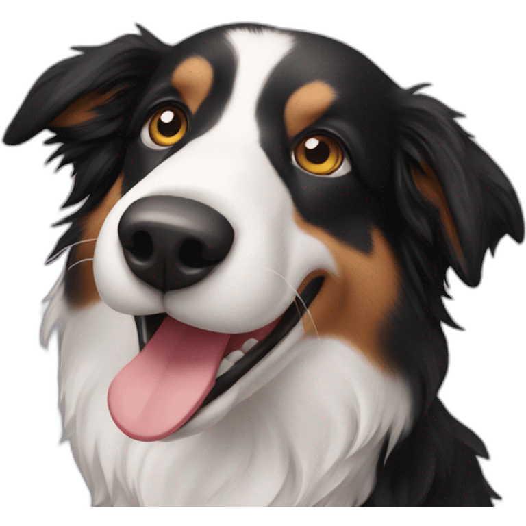 Border collie cafe emoji