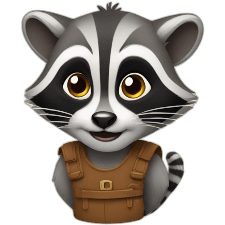 racoon pinochio emoji