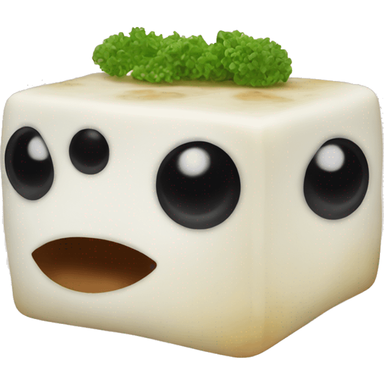 Fish face tofu emoji