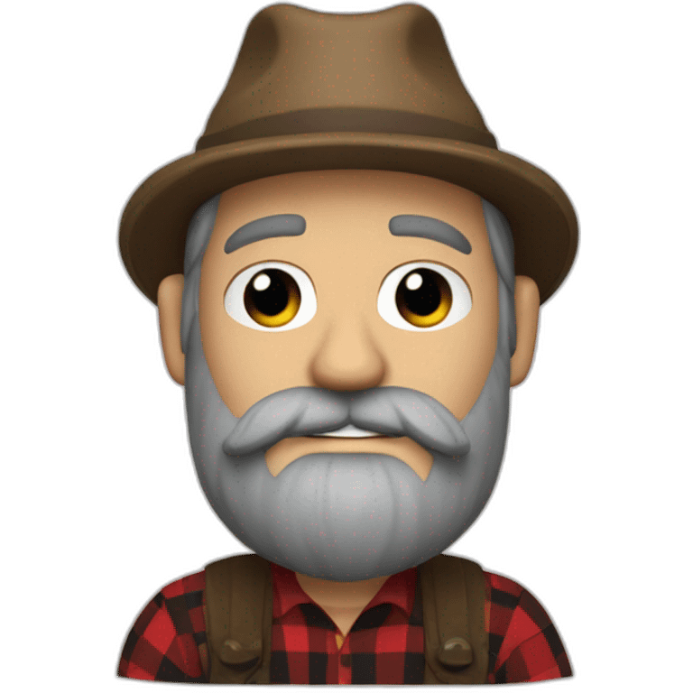 lumberjack from harry potter universe noir emoji