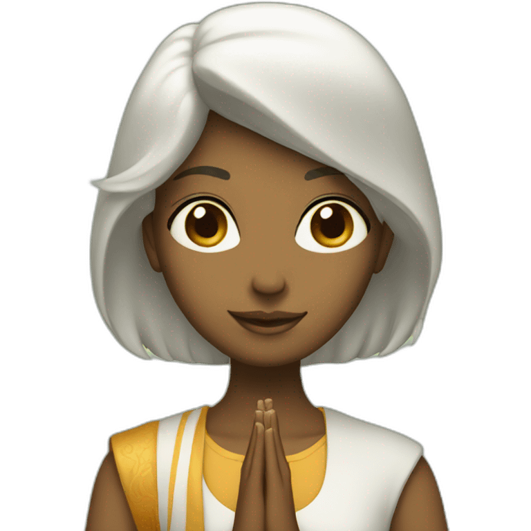 Namaste iPhone  emoji