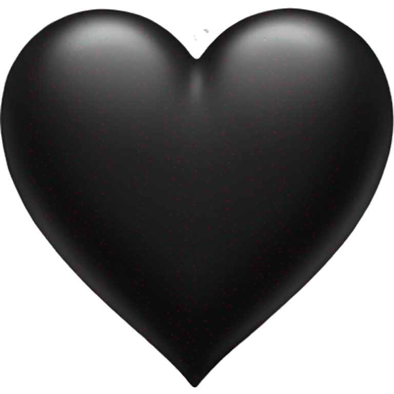 Black heart emoji