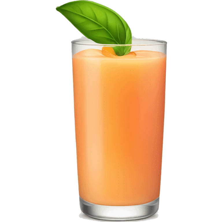 Peach juicing emoji